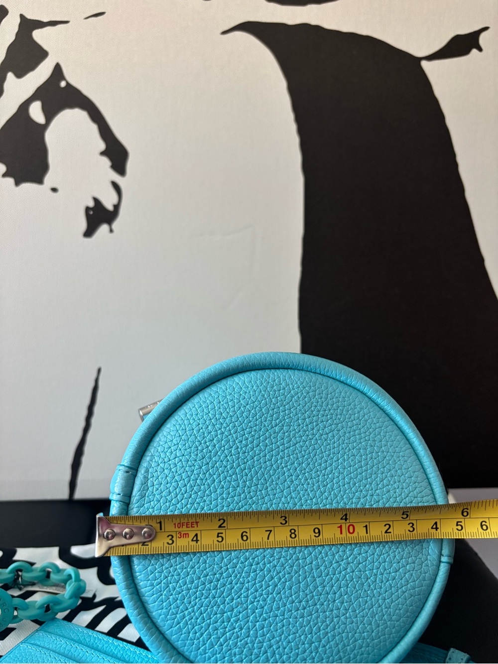 Marc Jacobs MINI The Bucket Bag in Turquoise with Card Case and Bracelet - Picture 11 of 14